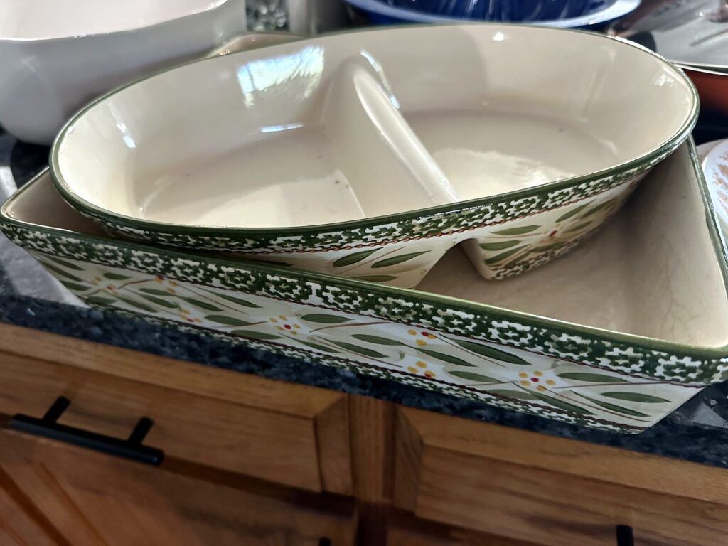 Temp-tations divided server and baking dish