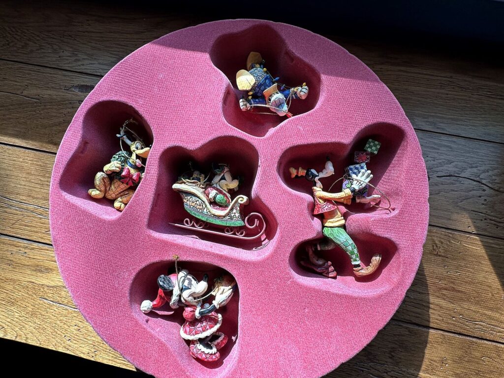 Jim Shore Disney Christmas ornaments